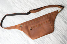 Load image into Gallery viewer, New Handmade Leather Belt-Bag, Waist-Bag, Hip-Bag, Crossbody, Fanny Pack, Bumbag