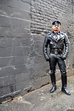Load image into Gallery viewer, Mens New Police Leather Uniform. Real Soft Lambskin Leather Jacket & Pant.
