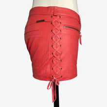 Load image into Gallery viewer, A Pair of 2 Women's Leather shorts. Real Soft Sheepskin Customized leather Shorts.