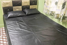 Load image into Gallery viewer, Double Layered Leather Bed Sheet With Pillow Covers For Single/Double Size Beds. Real Sheepskin