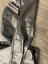 Load image into Gallery viewer, Men's Real Sheepskin Leather Dungaree Jumpsuit With Adjustable Straps & Pockets.