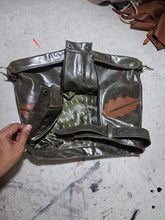 Load image into Gallery viewer, New Mens Green leather shorts. Real Cowhide Leather High Waist Shorts 34.
