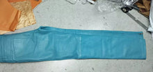 Load image into Gallery viewer, Mens New Turquoise Leather Sweat Pants. Genuine Soft Lambskin Leather Jeans Pant