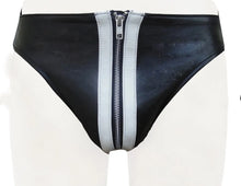 Load image into Gallery viewer, A pair of two Men's Different Style Briefs. Real Soft Sheepskin Leather Underwear's