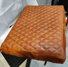 Load image into Gallery viewer, New Genuine Pet Leather bed cover. Real Lambskin Customized bed cover for Pets.