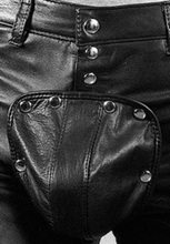 Load image into Gallery viewer, Brand New Men's Black Leather Shorts. Real Soft Sheepskin leather LGBTQ Shorts.