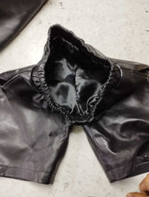 Load image into Gallery viewer, Men's Premium Black Leather Shorts. Real Soft Sheep leather Breathable shorts.