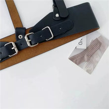Load image into Gallery viewer, Adjustable Genuine Soft Leather Suspenders. Real Cowhide Suspender For Womens.