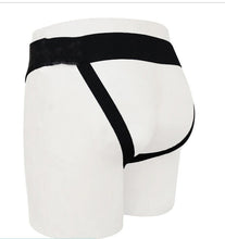 Load image into Gallery viewer, A pair of two Men's Black Stylish Brief. Real Soft Sheepskin Leather Underwears.
