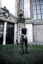 Load image into Gallery viewer, New Mens Drop Crotch Party Leather Pant. Real Soft Lambskin Black Leather Pant