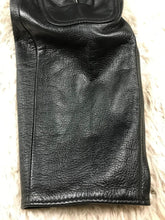 Load image into Gallery viewer, Mens Black Motorcycle Leather Pant. Real Soft Cowhide Leather Padded Biker Pant.