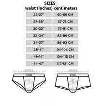 Load image into Gallery viewer, A pair of 2 Men's Brown Gladiator Style Briefs. Real Sheepskin Leather Jocks 34.