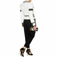 Load image into Gallery viewer, New Women's White Biker Leather Jacket. Real Soft Sheepskin leather Zipper jacket.