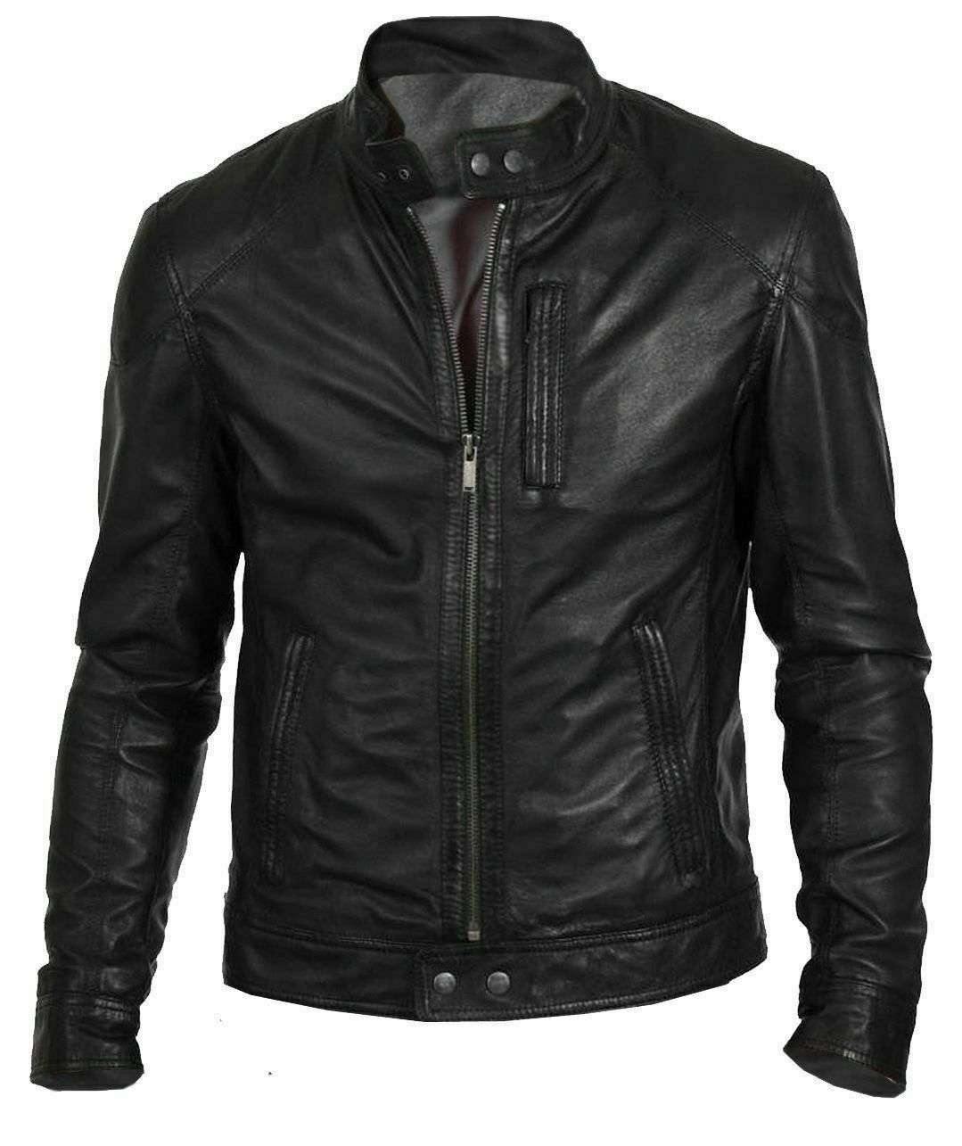 Black leather jacket for men's – leatherthirst