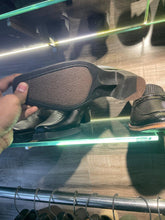 Load image into Gallery viewer, Handmade Men's Crocodile Embossed Leather Boot, Black Bit Dress Shoe, Handcrafted Footwear
