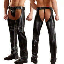 Load image into Gallery viewer, New Men&#39;s Double Layered Leather Chap. Real Soft Lambskin Leather Chap
