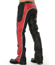 Load image into Gallery viewer, Men&#39;s Hollywood Style Quilted Biker Leather Pant. Real Soft Lambskin Leather Pant
