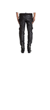 Load image into Gallery viewer, New Men's Biker Party Leather Pant. Real Soft Lambskin Black Leather Pant 34.
