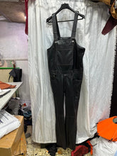 Load image into Gallery viewer, Men's Genuine Sheepskin Leather Dungaree Jumpsuit With Zip Closure &amp; Pockets XL.
