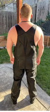 Load image into Gallery viewer, Men's Real Sheepskin Leather Dungaree Jumpsuit With Adjustable Straps &amp; Pockets.
