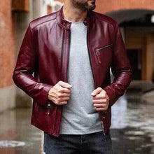 Load image into Gallery viewer, Men's Green Party Leather Jeans Style Pant and jacket| Genuine Lambskin Leather Biker Outfit.
