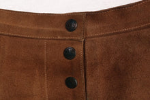 Load image into Gallery viewer, A Pair of 2 Women&#39;s Leather shorts. Real Soft Sheepskin Customized leather Shorts.
