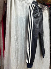 Load image into Gallery viewer, Nw Men's Navy Blue Leather Jogger Pants. Real Soft Lambskin Leather Trouser Pant 34
