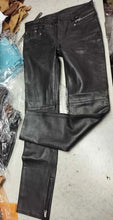 Load image into Gallery viewer, Men's New Black Premium Leather Pant. Real Soft Lambskin Biker Leather Pant 34.
