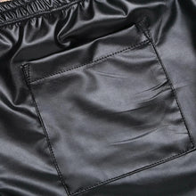Load image into Gallery viewer, New Men's Black Leather Boxer Shorts | Genuine Lambskin Leather Summer Shorts Without lining.
