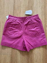 Load image into Gallery viewer, New Pink Vintage leather shorts Women's| Genuine Soft lambskin leather Hot Pant 34

