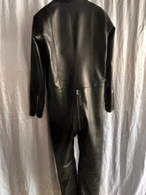 Load image into Gallery viewer, New Men's Leather Slim fit Casual Jumpsuit. Real Soft Sheepskin Leather Bodysuit M
