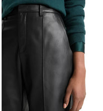 Load image into Gallery viewer, New Womens black leather shorts| Real Soft Sheepskin Leather Relaxed Style Shorts 34.
