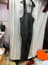 Load image into Gallery viewer, Men's Genuine Sheepskin Leather Dungaree Jumpsuit With Zip Closure &amp; Pockets XL.
