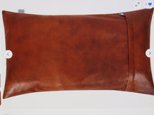 Load image into Gallery viewer, Black, brown, Throw Pillow Covers. Real Sheepskin leather Cushion Cover (Single)

