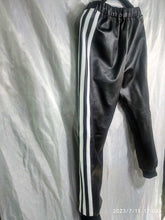 Load image into Gallery viewer, Men&#39;s Leather Black Lambskin Sweat Pants. Handmade Soft Leather Joggers trousers
