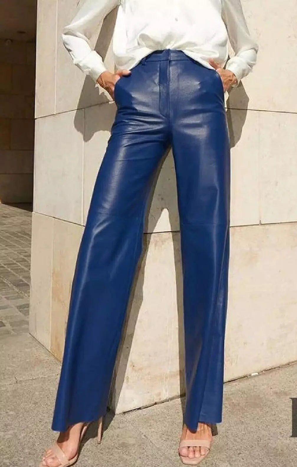 Womens Stylish Leather Pant Handcrafted from Sheepskin Leather