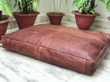 Load image into Gallery viewer, New Genuine Pet Leather bed cover. Real Cowhide Leather bed cover for Dogs/Cat.
