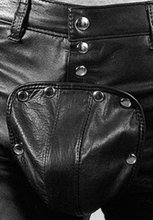 Load image into Gallery viewer, Brand New Men&#39;s Black Leather Shorts. Real Soft Sheepskin leather LGBTQ Shorts.
