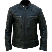 Load image into Gallery viewer, Black leather david beckham jacket for Men&#39;s - leatherthirst
