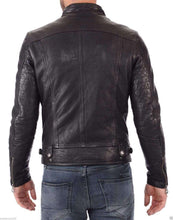 Load image into Gallery viewer, Designer Mens Leather Jacket. Single chest Cross Pocket. Men&#39;s Fashion - leatherthirst
