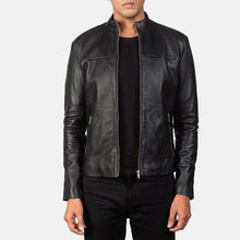 Load image into Gallery viewer, Mens Black Casual Leather Jacket Genuine Sheep skin Leather
