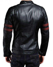 Load image into Gallery viewer, Mens Black Solid Leather Jacket. Best autumn wear for mens. - leatherthirst
