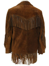 Load image into Gallery viewer, Mens Suede Leather Jacket Dark Shaded suede Leather. Vintage collection for Mens - leatherthirst

