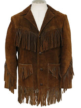 Load image into Gallery viewer, Mens Suede Leather Jacket Dark Shaded suede Leather. Vintage collection for Mens - leatherthirst
