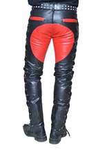 Load image into Gallery viewer, Leather Lace Pants for Mens. Designer lace pant 2021 New collection - leatherthirst
