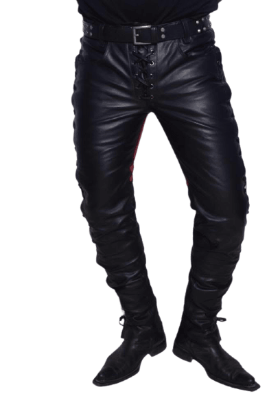 Leather Lace Pants for Mens. Designer lace pant 2021 New collection - leatherthirst