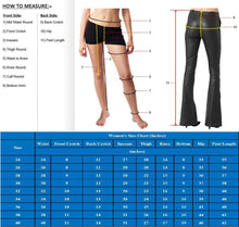 Load image into Gallery viewer, Womens Retro Bell Bottom leather Pant. Vintage collection. Genuine Leather - leatherthirst
