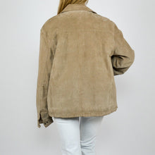 Load image into Gallery viewer, Womens Suede Leather Jacket Oversized designs fashion
