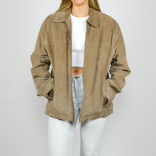 Load image into Gallery viewer, Womens Suede Leather Jacket Oversized designs fashion
